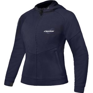 Ixon - Touchdown L - Textiele Motorjas - Marineblauw Zilver