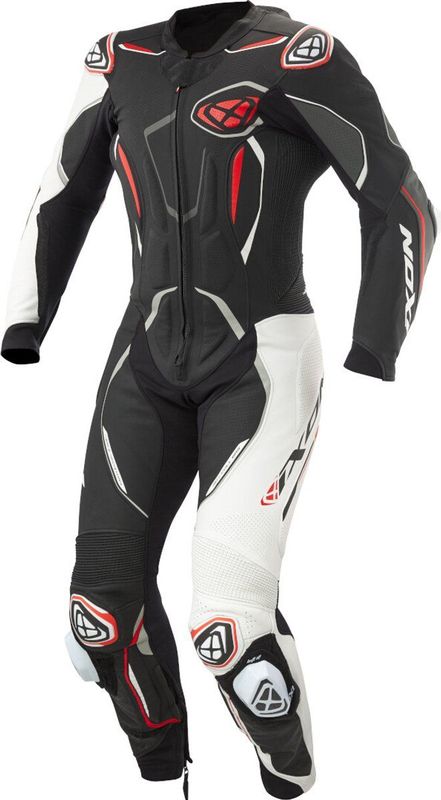 Demonio - Racepak - Asymmetrische Kleurblokken - Nauwsluitende Snit