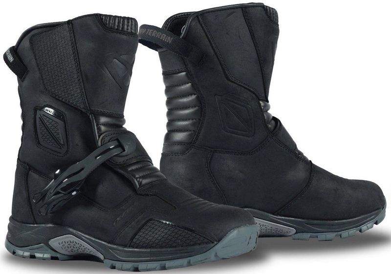 Ixon - Klay Wp - Touring Laarzen - Zwart - Waterdicht - Verstelbare Gespsluiting