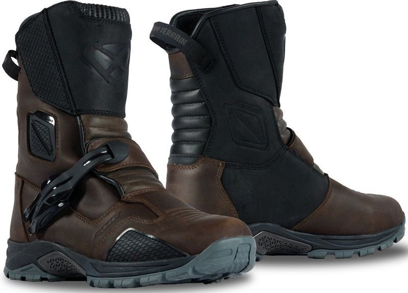 Ixon - Klay WP - Motorlaarzen - Bruin Zwart - Waterdicht