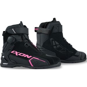 Motorschoenen IXON Bull 2 WP Lady zwart roze