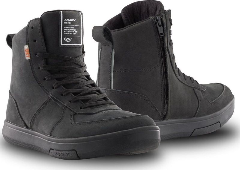 Ixon - Ghost Wp - Motorschoenen - Zwart - Leer
