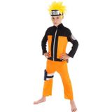 CHAKS - Origineel Naruto kostuum voor kinderen - 134/140 (9-10 jaar)