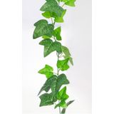 Chaks Klimop kunstplant slinger - 220 cm - groen - Kunstplanten/nepplanten - Hangplanten