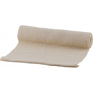 Katoen - Tafelloper - Beige - 3 Meter