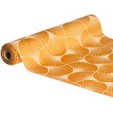 Chaks - Tafelloper op Rol - Oranje - 100% Polyester - 28 x 300 cm
