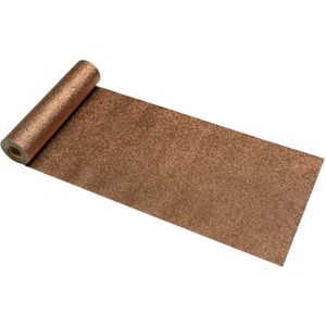 Chaks Tafelloper Op Rol - Brons Glitter - 30 X 500 cm - Polyester