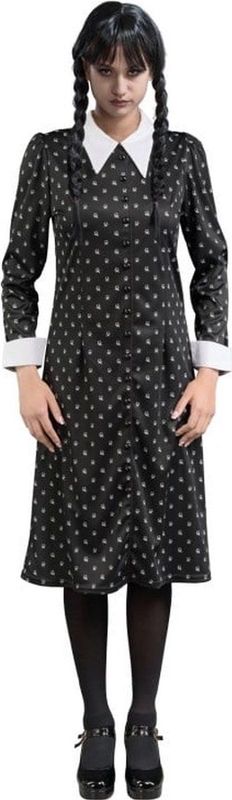 Kostuum - Wednesday - Jurk - Zwart - Polyester