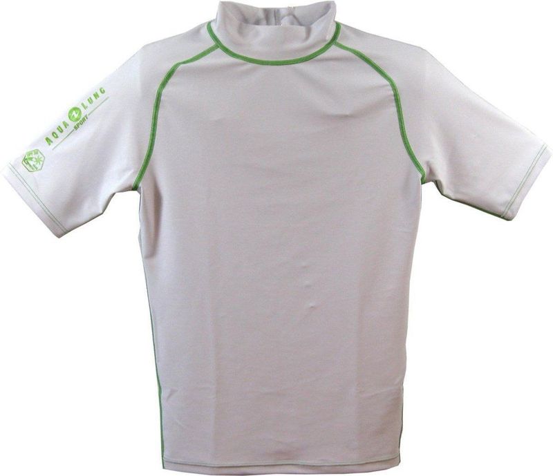 Aqua Lung Sport Rashguard - UV-shirt - Heren Wit Groen
