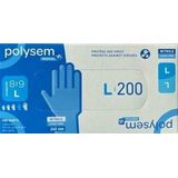 Polysem - Nitril Handschoenen - Blauw - Nitril - Voor Eenmalig Gebruik