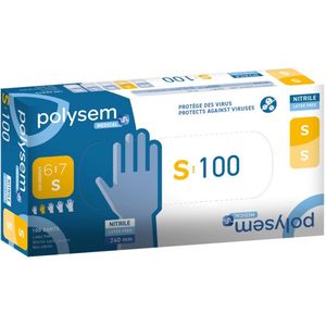 Nitril Handschoenen Blauw - S