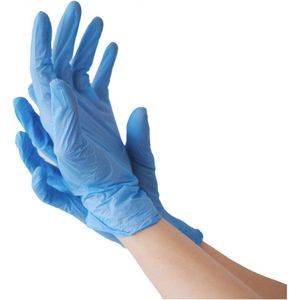 Nitril Handschoenen Blauw - M