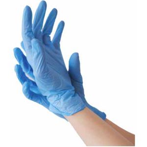 Nitril Handschoenen Blauw - XL