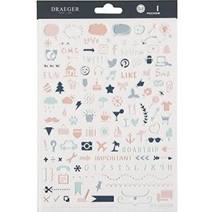 Toga Bullet Journal Stencil, 15 x 21 x 0,1 cm