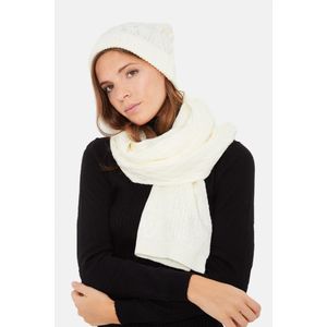 Sjaal 30/200 cm, muts 23/24 cm in Engels 4 thread count