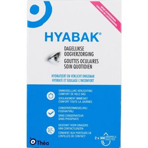 Hyabak Oogdruppels duopack - 2 x 10 ml