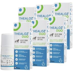 Thealoz® Duo Oogdruppels, 10 ml, bij droge ogen ter bescherming, bevochtiging en bevochtiging van het oog bij matige tot ernstige symptomen