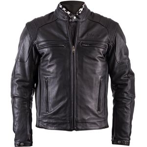 Helstons - Trust Plain - Leren Jas - Zwart - Volnerfleer