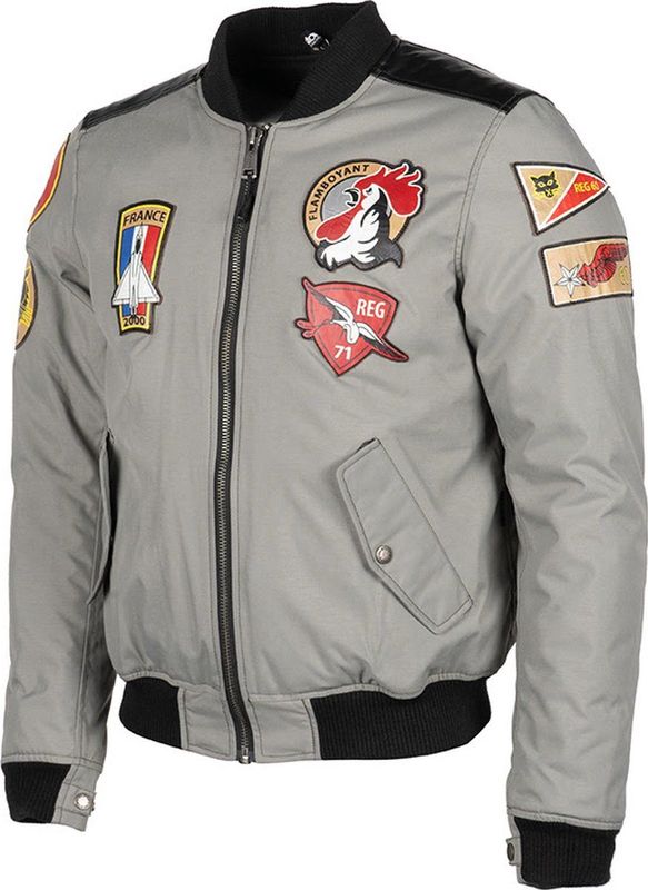 Helstons - LYNX - Motorjas - Grijs - Tissu Nylon