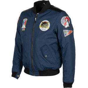 Helstons - LYNX Tissu Nylon - Motorjas - Blauw