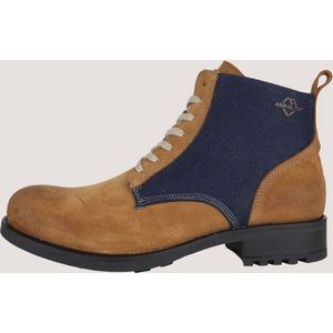Helstons Deville Leather Armalith Gold Blue Shoes 40 - Maat - Laars