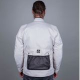Helstons - Hoggar - Motorjas - Zilver - Polyester - CE Level 1 Bescherming