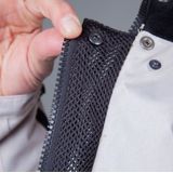 Helstons - Hoggar - Motorjas - Zilver - Polyester - CE Level 1 Bescherming