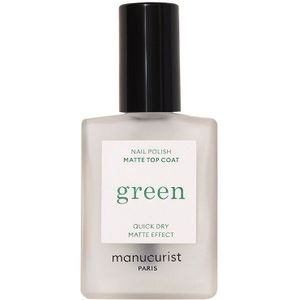 Nagellak - Green Matte Top Coat - Groen - Natuurlijke Ingrediënten