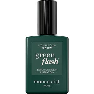 Nagellak - Green Flash Top Coat - 15 ml - Vegan - Biologisch
