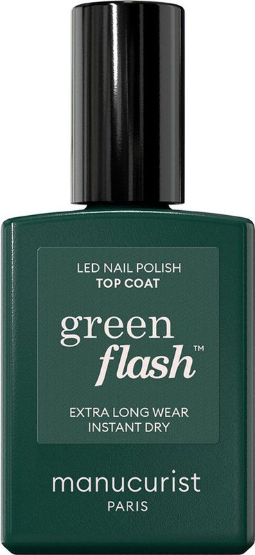 Nagellak - Green Flash Top Coat - 15 ml - Vegan - Biologisch