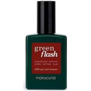 Manucurist - Green Flash Gel Polish - Donkere Pansy - Gel Nagellak - Biologisch