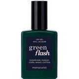 manucurist Paris Nagels Nagellak Green Flash Dark Night