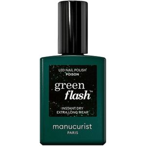 manucurist Paris Nagels Nagellak Groene flits Poison 15 ml (€ 1.277,33 / 1 l)
