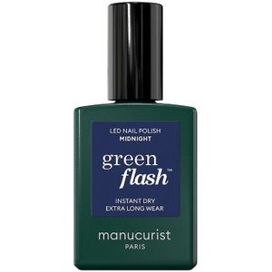 manucurist Green Flash Gel Nagellak, Midnight, 15 ml