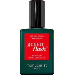 manucurist GREEN FLASH Flash Instant Dry Extra Long Wear Nagellak 15 ml GROEN