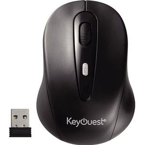 KeyOuest KO010860 Draadloze Muis, Zwart
