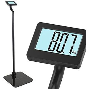 Personenweegschaal - Ultraplatte Glasplaat - Dicht Display - Automatische Herkenning - Werkt op 4 AAA-batterijen