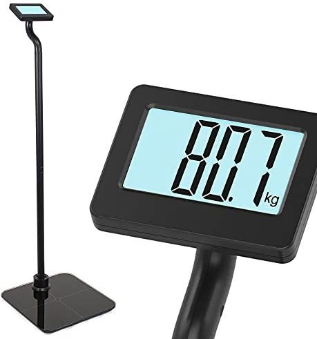 Personenweegschaal - Ultraplatte Glasplaat - Dicht Display - Automatische Herkenning - Werkt op 4 AAA-batterijen