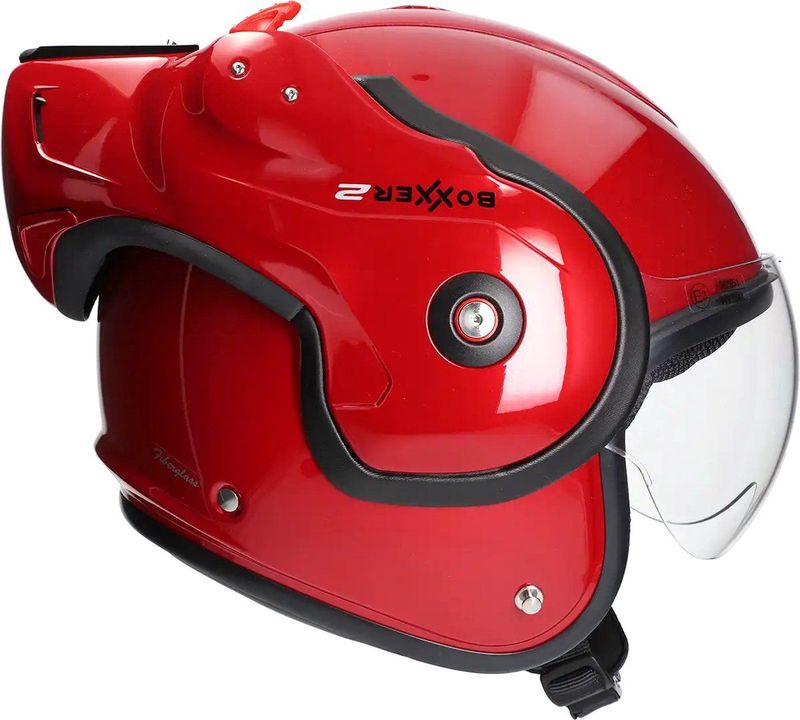 ROOF - RO9 BOXXER 2 - Systeemhelm - Rood - ECE 22.06 goedgekeurd