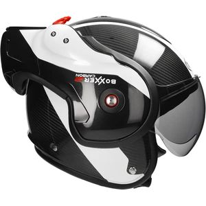 Roof - BOXXER 2 CARBON - Motorhelm - Wonder Pearl White