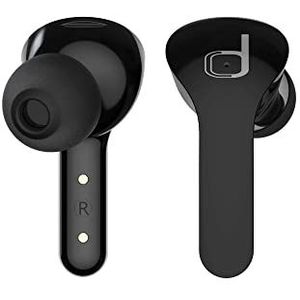 Divacore - Instinctieve twist-draadloze hoofdtelefoon – digitaal led-display – 28 uur vrijheid – spraakbesturing – IPX4-bescherming (zwart)