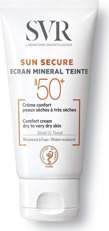 Zonnebrand crème SVR Sun Secure Ecran Mineral Teinte SPF 50+ (60 g)