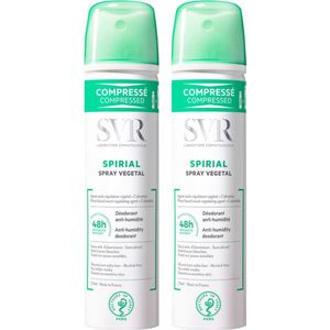 SVR - Spirial Spray Végétal - Deodorant - Set van 2 x 75 ml