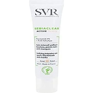 Vochtinbrengende Crème Make-Up Effect SVR Sebiaclear Active Teint Anti-Imperfecties (40 ml)