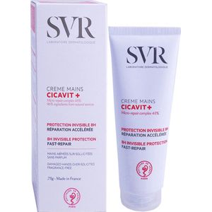 SVR - Cicavit+ - Handcrème - 75g - Natuurlijke Ingrediënten - Siliconenvrij