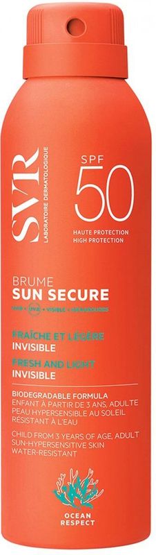 SVR - Sun Secure - Zonnebrandmist - SPF50 - 200ml