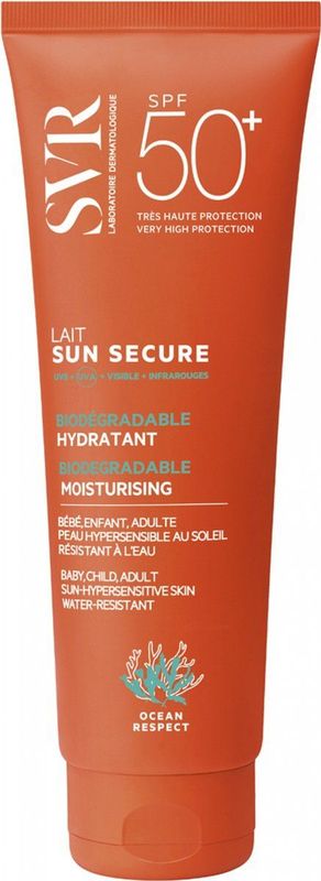 SUN SECURE - Melk SPF50+ - Biologisch Afbreekbaar - 200ml