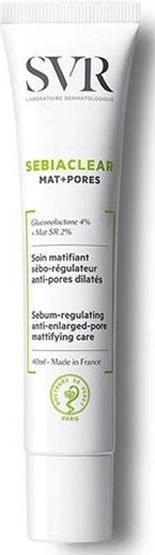 SVR - Sebiaclear Crème Mat+Pores - Gezichtscrème - 40ml - Voor Vette Huid