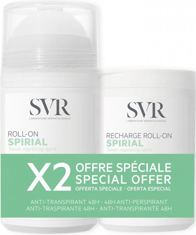 SVR - Spirial Roll-On - Deodorant - Zonder Alcohol - 48 uur Bescherming
