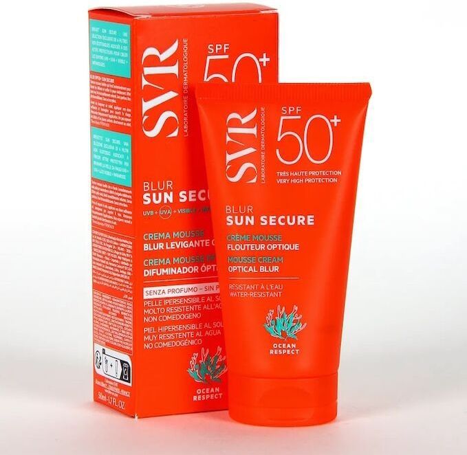 SVR - Sun Secure Blur - Zonnebrandcrème - SPF50+ - Zonder Parfum